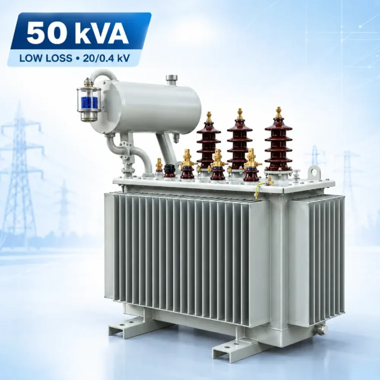 ترانسفورماتور 50kVA کم‌تلفات ردیف 20kV