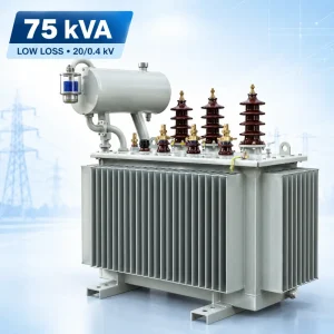 ترانسفورماتور 75kVA کم‌تلفات ردیف 20kV