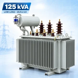 تصویر ترانسفورماتور 125kVA کم‌تلفات ردیف 20kV