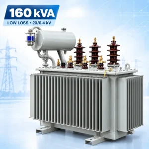 تصویر ترانسفورماتور 160kVA کم‌تلفات ردیف 20kV