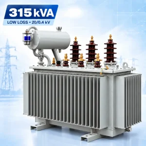 تصویر ترانسفورماتور 315kVA کم‌تلفات ردیف 20kV