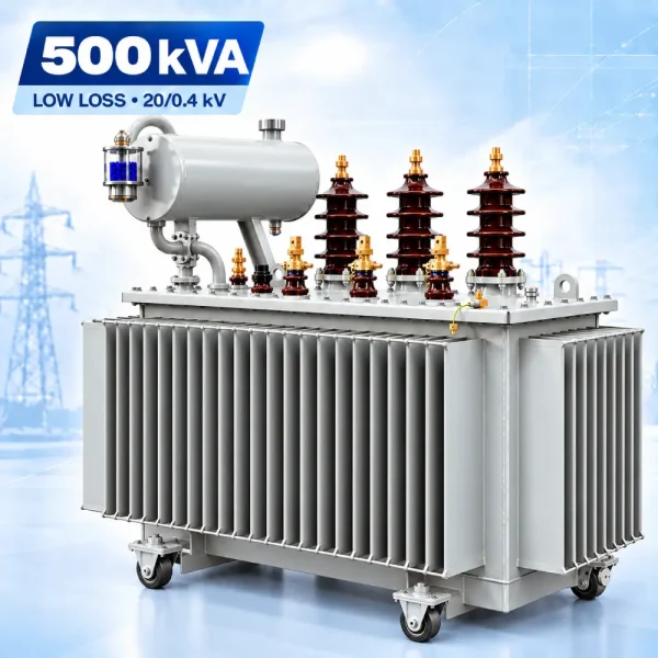 تصویر ترانسفورماتور 500kVA کم‌تلفات ردیف 20kV