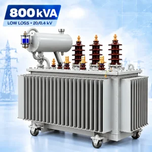 تصویر ترانسفورماتور 800kVA کم‌تلفات ردیف 20kV