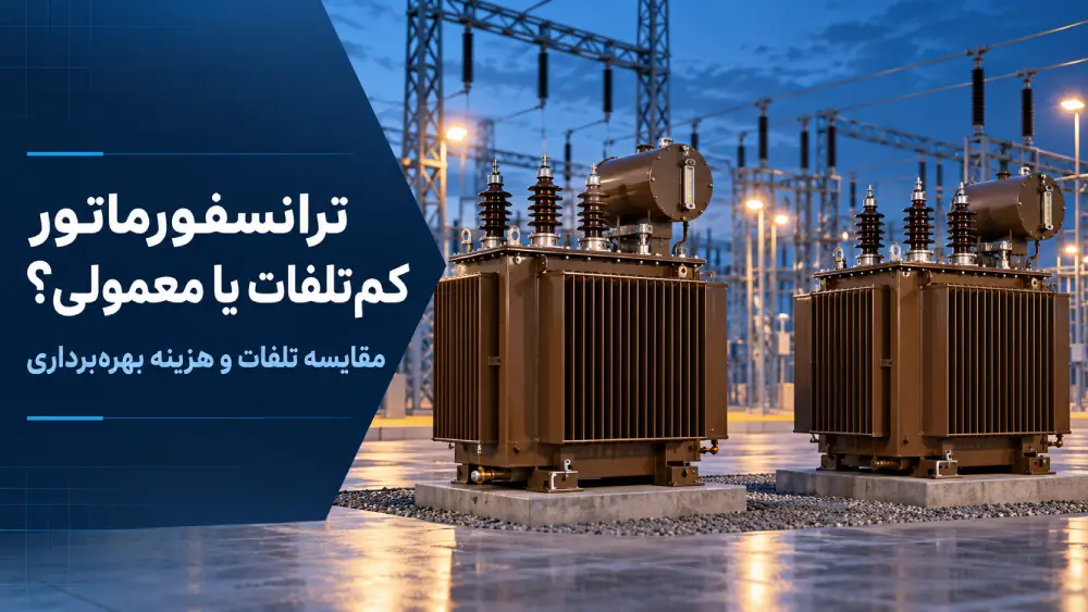 مقایسه ترانسفورماتور کم‌تلفات و معمولی و هزینه بهره‌برداری